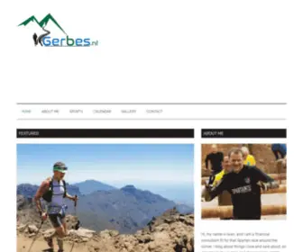 Gerbes.nl(Website about Running) Screenshot