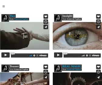 Gerbov.com(Videographer Aleksey Gerbov) Screenshot