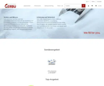 Gerbu.de(GERBU Biotechnik GmbH) Screenshot