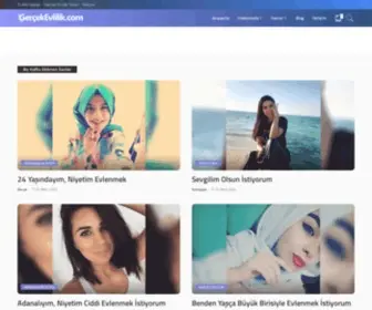Gercekevlilik.com(Gerçek) Screenshot