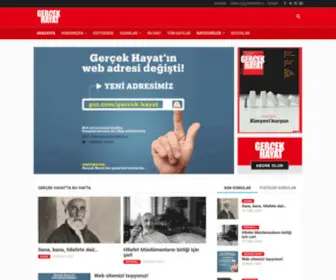 Gercekhayat.com.tr(Gerçek Hayat) Screenshot