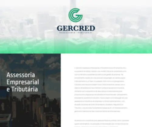 Gercred.com.br(Gercred Assessoria Tributária) Screenshot
