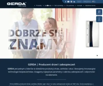 Gerda.pl(Producent Drzwi Gerda) Screenshot