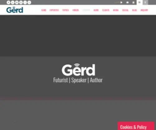 Gerdcloud.net(Gerd Cloud Landing Page) Screenshot