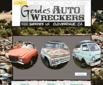 Gerdesautowreckers.com(Gerdes Auto Wreckers) Screenshot