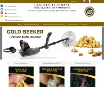 Gerdetect-Germany.com(UIG Detectors best gold) Screenshot