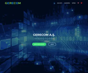 Gerecom.com(Ana sayfa) Screenshot