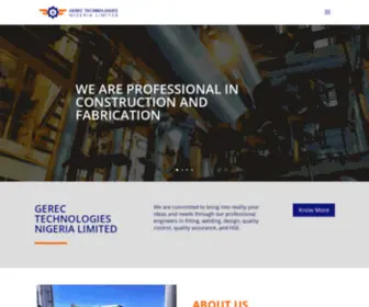 Gerectechnologies.com.ng(Nigeria Limited) Screenshot