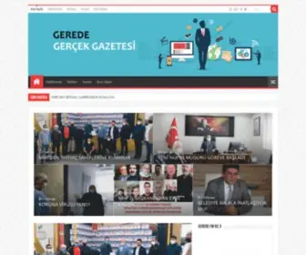 Geredegercek.com(Bolu/Gerede'nin günlük haber gündem gazetesi) Screenshot