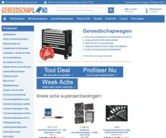 Gereedschapland.nl(Autogereedschap voor de Vakman & Veeleisende Doe) Screenshot