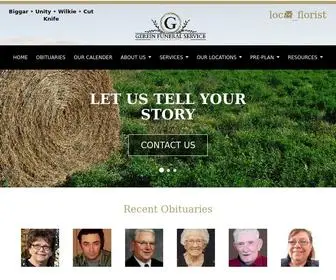 Gereinfuneralservice.com(Gerein Funeral Service) Screenshot