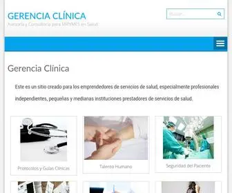 Gerenciaclinica.com(Gerencia Clínica) Screenshot