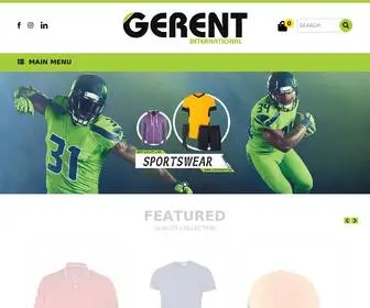 Gerentint.com(Gerent International) Screenshot