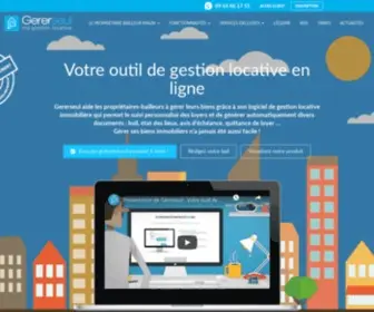 Gererseul.com(L'outil de gestion locative immobilière en ligne) Screenshot