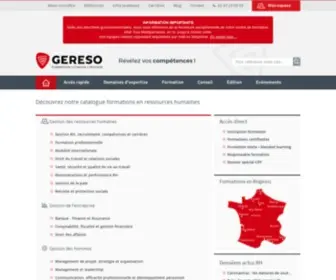 Gereso.com(Formation RH Paris) Screenshot