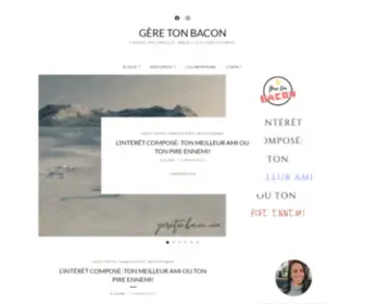 Geretonbacon.com(Gère) Screenshot