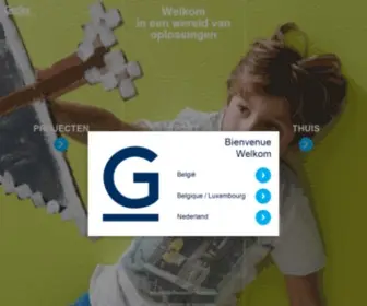 Gerflor.be(Landing Page) Screenshot