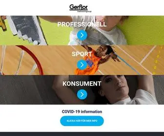 Gerflor.se(Upptäck en värld av golvlösningar) Screenshot