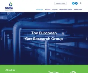 Gerg.eu(The European Gas Research Group) Screenshot