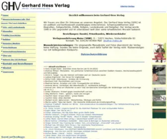 Gerhard-Hess-Verlag.de(Gerhard Hess Verlag) Screenshot
