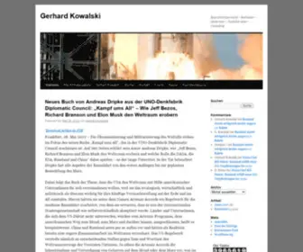 Gerhardkowalski.com(Gerhard Kowalski) Screenshot