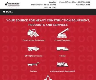 Gerhartmachinery.com(Gerhart Machinery) Screenshot