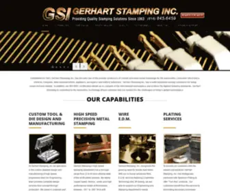 Gerhartstamping.com(Gerhart Stamping Inc) Screenshot