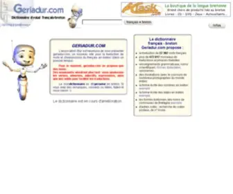 Geriadur.com(Galleg) Screenshot