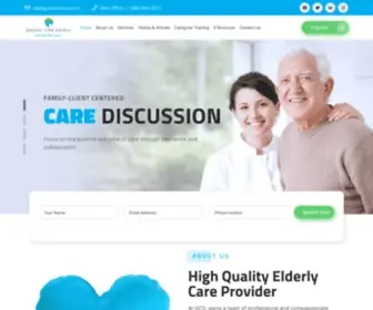 Geriatriccaresolution.com(In-Home Care) Screenshot