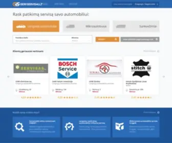Geriservisai.lt(Surask sau tinkamiausią autoservisą) Screenshot