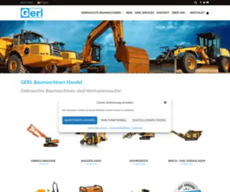 Gerl.com(GERL Baumaschinen Handel Österreich) Screenshot