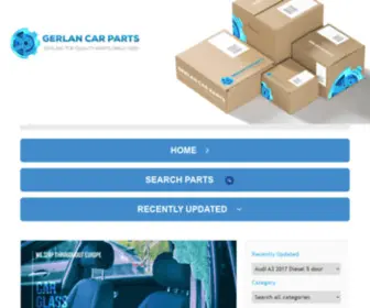 Gerlancarparts.ie(Car Parts Cork) Screenshot