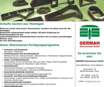 Germah.com(Scharfe Sachen aus Thüringen) Screenshot