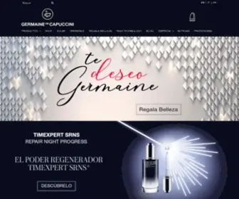 Germaine-DE-Capuccini.com(Advanced Professional Cosmetics) Screenshot