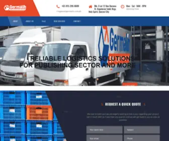 Germalin.com.ph(Freight Forwarding Company) Screenshot