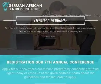 German-African-Entrepreneurship.org(German African Entrepreneurship) Screenshot