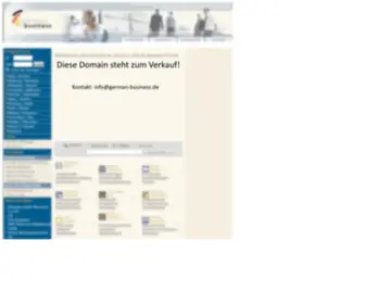 German-Business.de(Diese Seite steht zum Verkauf) Screenshot