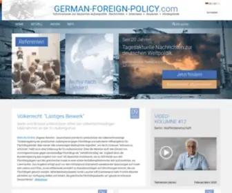 German-Foreign-Policy.com(News) Screenshot