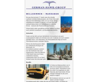 German-Hawk.com(German-Hawk-Group assists you in buying or investing in German real estate. The German-Hawk-Group) Screenshot