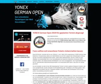 German-Open-Badminton.de(Yonex German Open) Screenshot