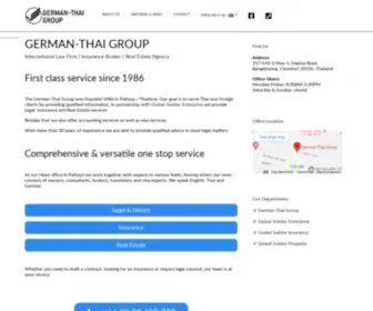 German-Thai-Group.com(Our goal at the German) Screenshot