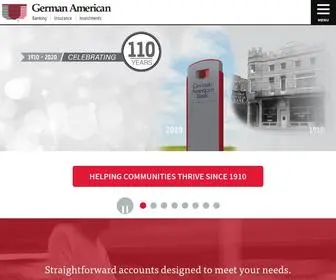 Germanamerican.com(German American Bancorp) Screenshot
