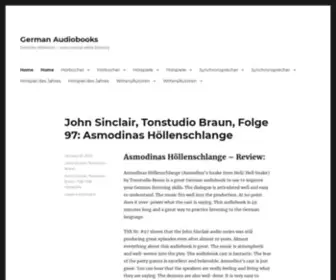 Germanaudiobooks.com(German Audiobooks) Screenshot