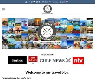 Germanbackpacker.com(Your Backpacking & Adventure Travel Blog) Screenshot