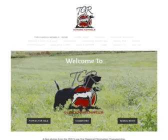 Germanbirddogs.com(TGR Gundog Kennels) Screenshot