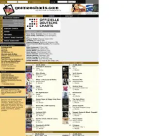 Germancharts.de(Das deutsche Chartsportal) Screenshot