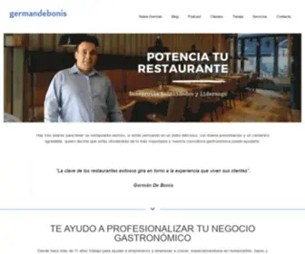 Germandebonis.com(Germán De Bonis Asesor Gastronómico) Screenshot