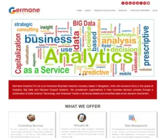 Germane-Analytics.com(Germane Analytics Pvt Ltd) Screenshot