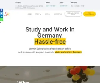 Germaneducare.com(German Educare) Screenshot