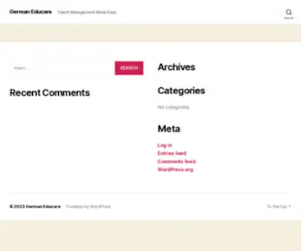 Germaneducare.de(Edu8 GmbH) Screenshot